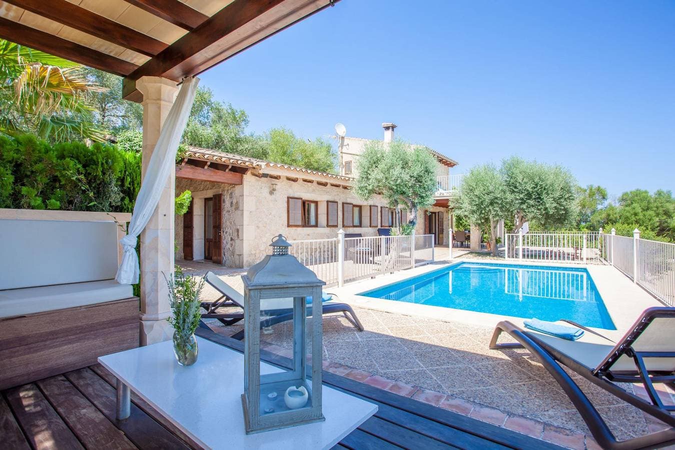 Foto 3 von 50: Sa Font - Ferienhaus mit privaten Pool in Petra. WiFi gratis