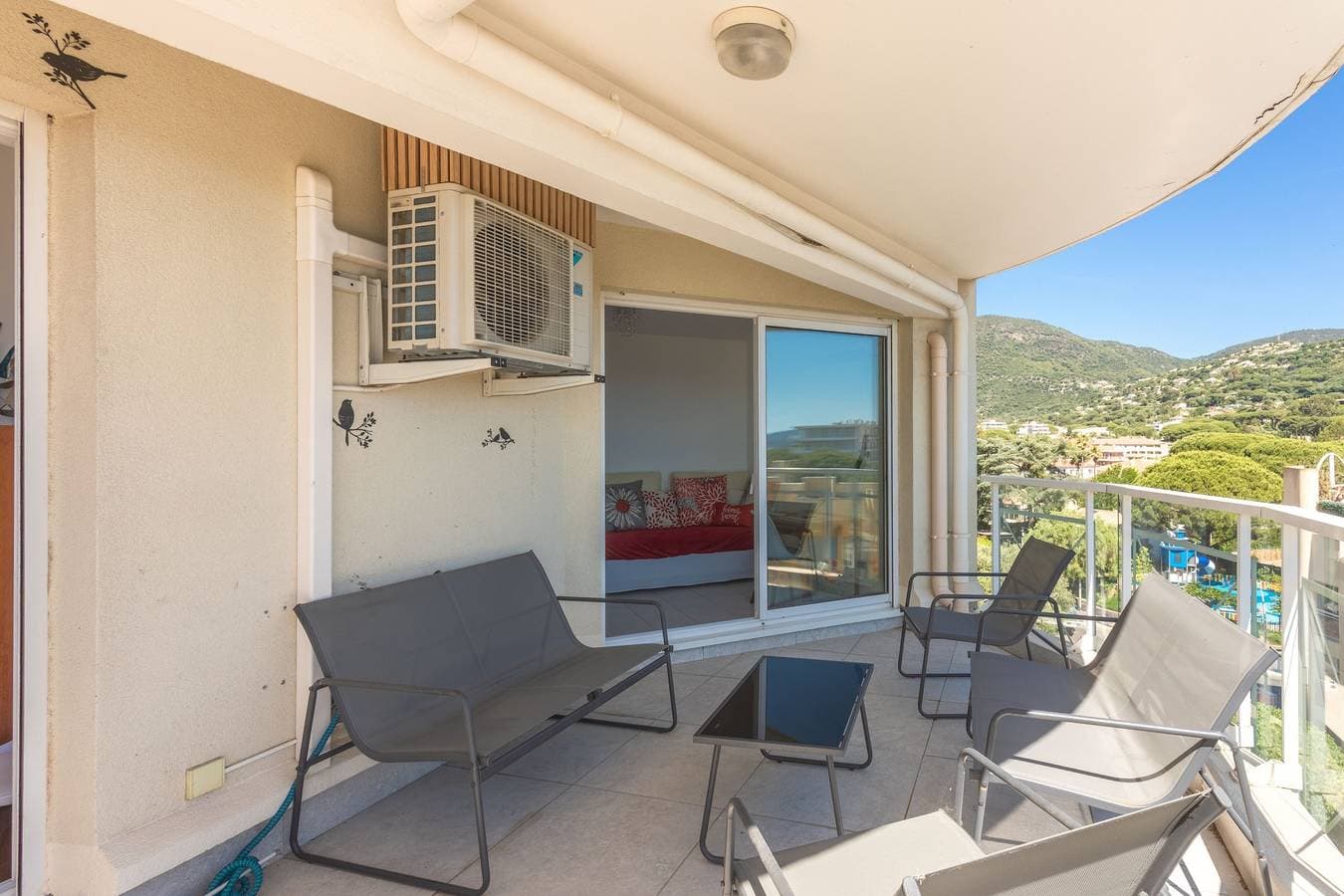 Foto 13 von 26: 2-Zimmer-Apartment mit Meerblick, Terrasse, Balkon und Klimaanlage