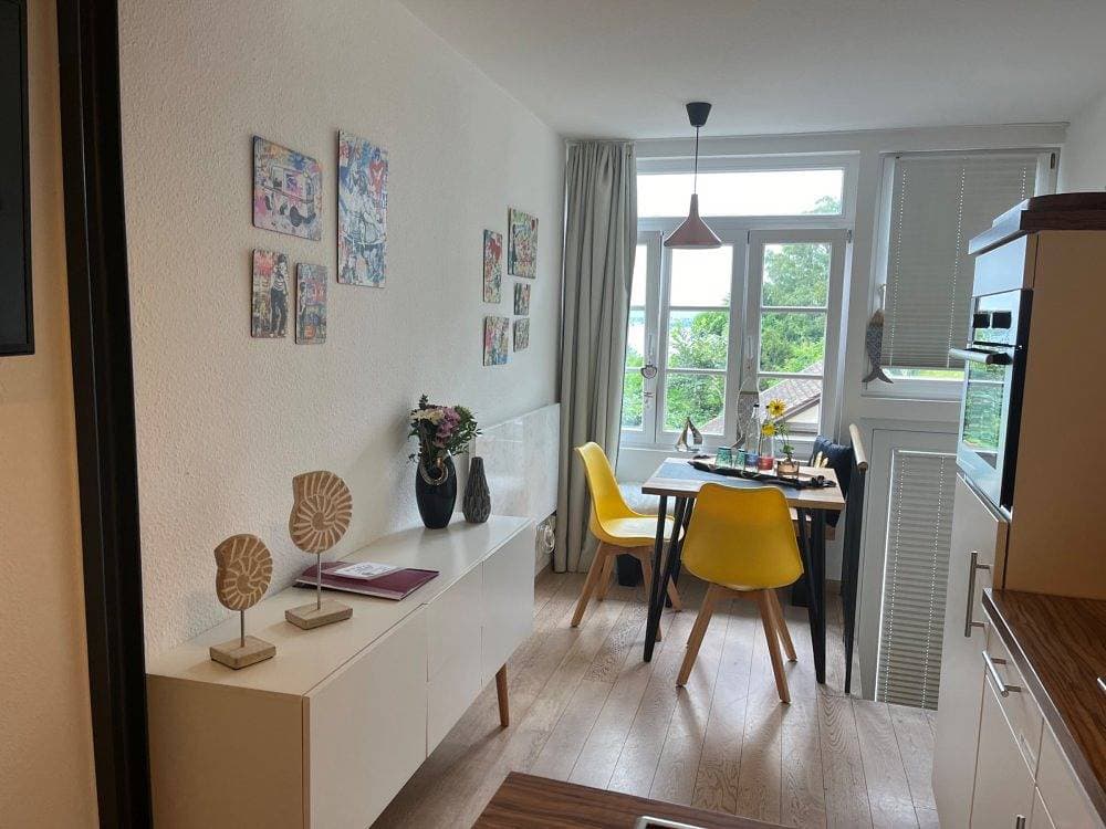 Foto 7 von 26: Winzerhäusle Meersburg - Fährblick-modernes Studio mit Seesicht