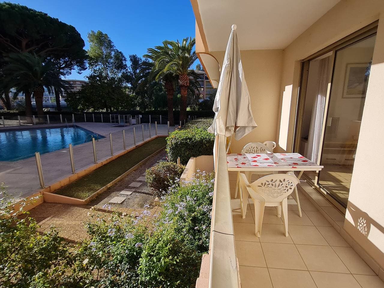 Foto 2 von 23: 2-Zimmer-Wohnung mit Klimaanlage, Pool und Haustieren in Sainte-Maxime