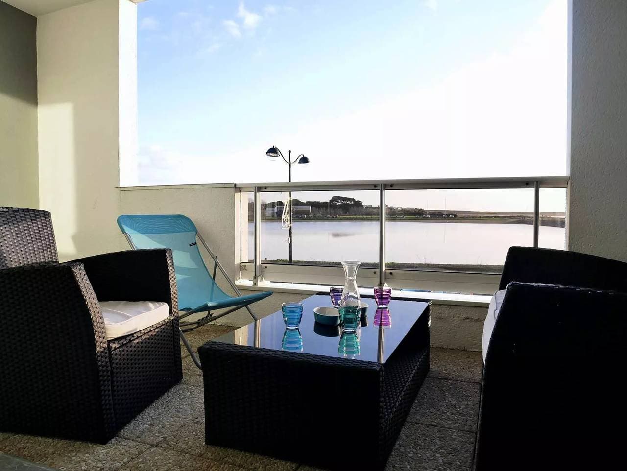 Etel - Ferienwohnung 3 Zimmer - 43 m2 - Meerblick - 2* 1