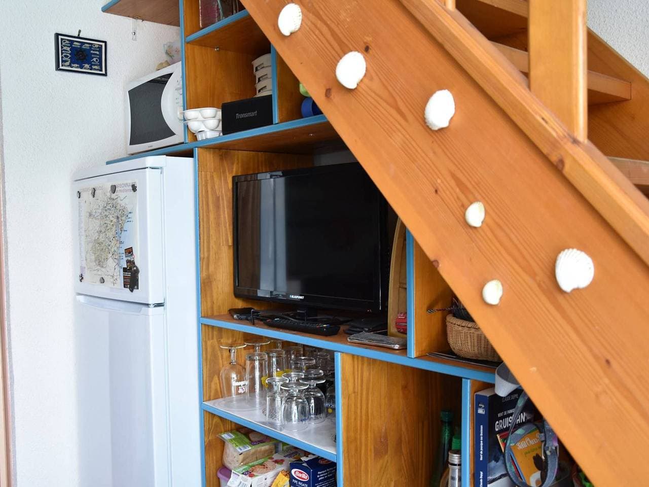 Foto 6 von 18: Gemütliches Ferienhaus in Gruissan, 3 Zimmer, 6 Betten, strandnah, Klimaanlage, Parkplatz