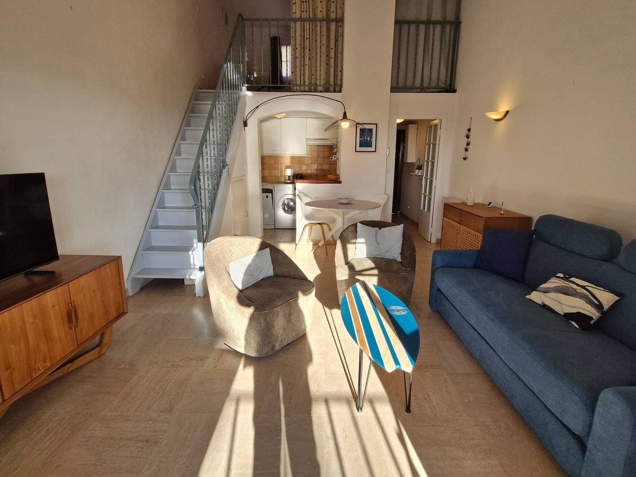 Foto 11 von 24: Apartment mit Mezzanine und Pool, Haustiere erlaubt, privater Parkplatz in Sainte-Maxime