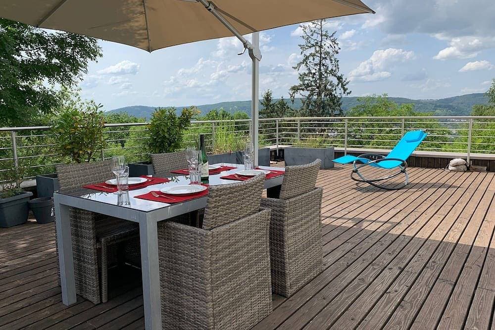 Foto 10 von 26: Penthouse Trier mit großer Dachterrasse und Aussicht über Trier