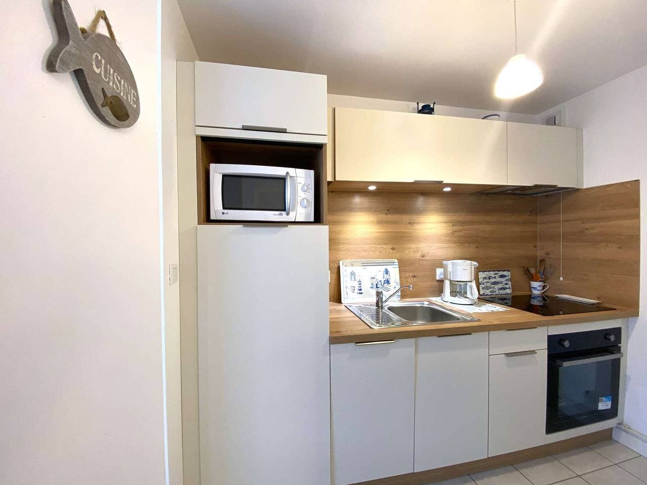 Foto 4 von 13: Wohnung mit WLAN, 50m vom Coz Pors Strand in Tregastel