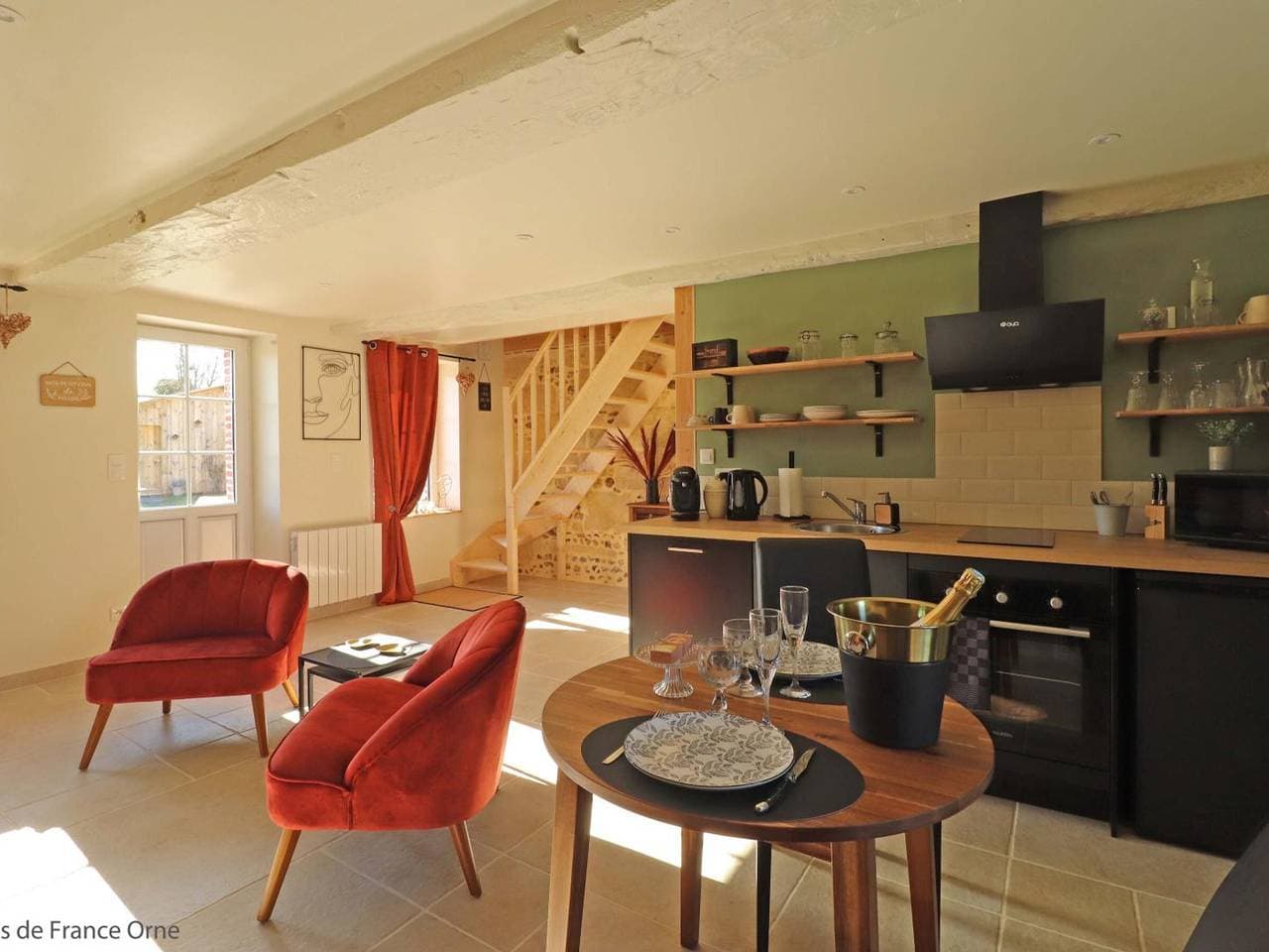 Foto 5 von 34: Freistehendes Haus mit Spa und privatem Garten in der Normandie