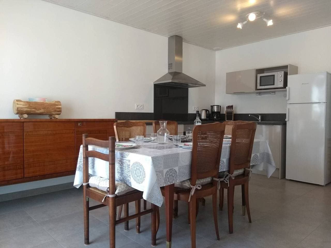 Foto 6 von 20: Unabhängiges, renoviertes Haus, 300m vom Strand, Terrasse, 2 Schlafzimmer, 5 Personen, La Guérinière