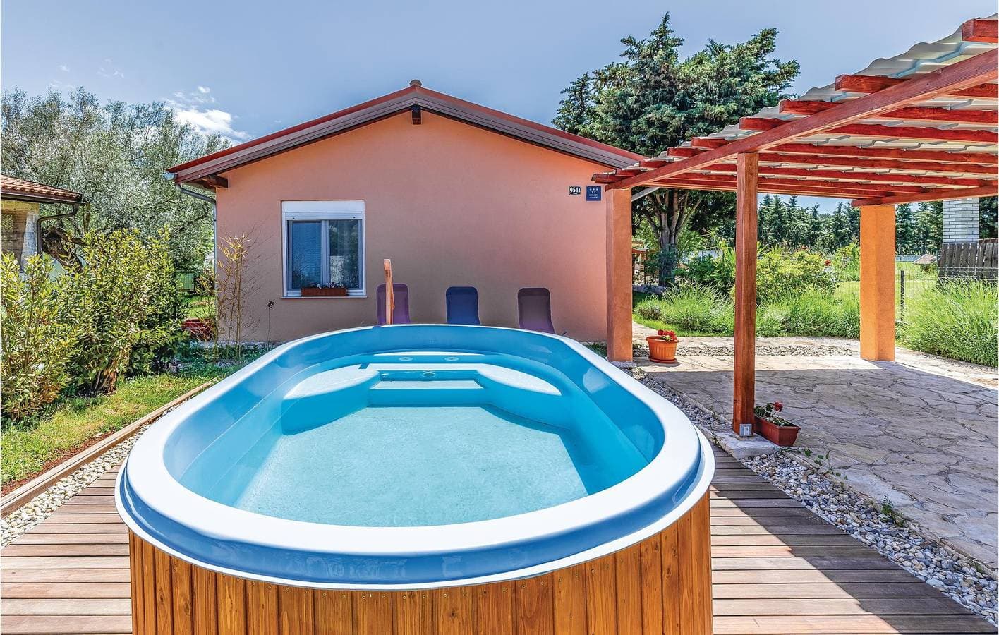 Foto 6 von 27: Urlaub am Meer: Gemütliche Ferienwohnung mit Pool und Terrasse, 2 km vom Strand von Fažana entfernt