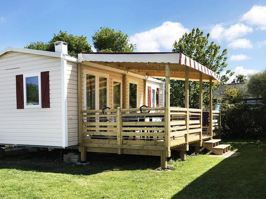 Foto 6 von 39: Camping Le Kervastard - Mobilheim 4 personen - Standard - 2 Schlafzimmer