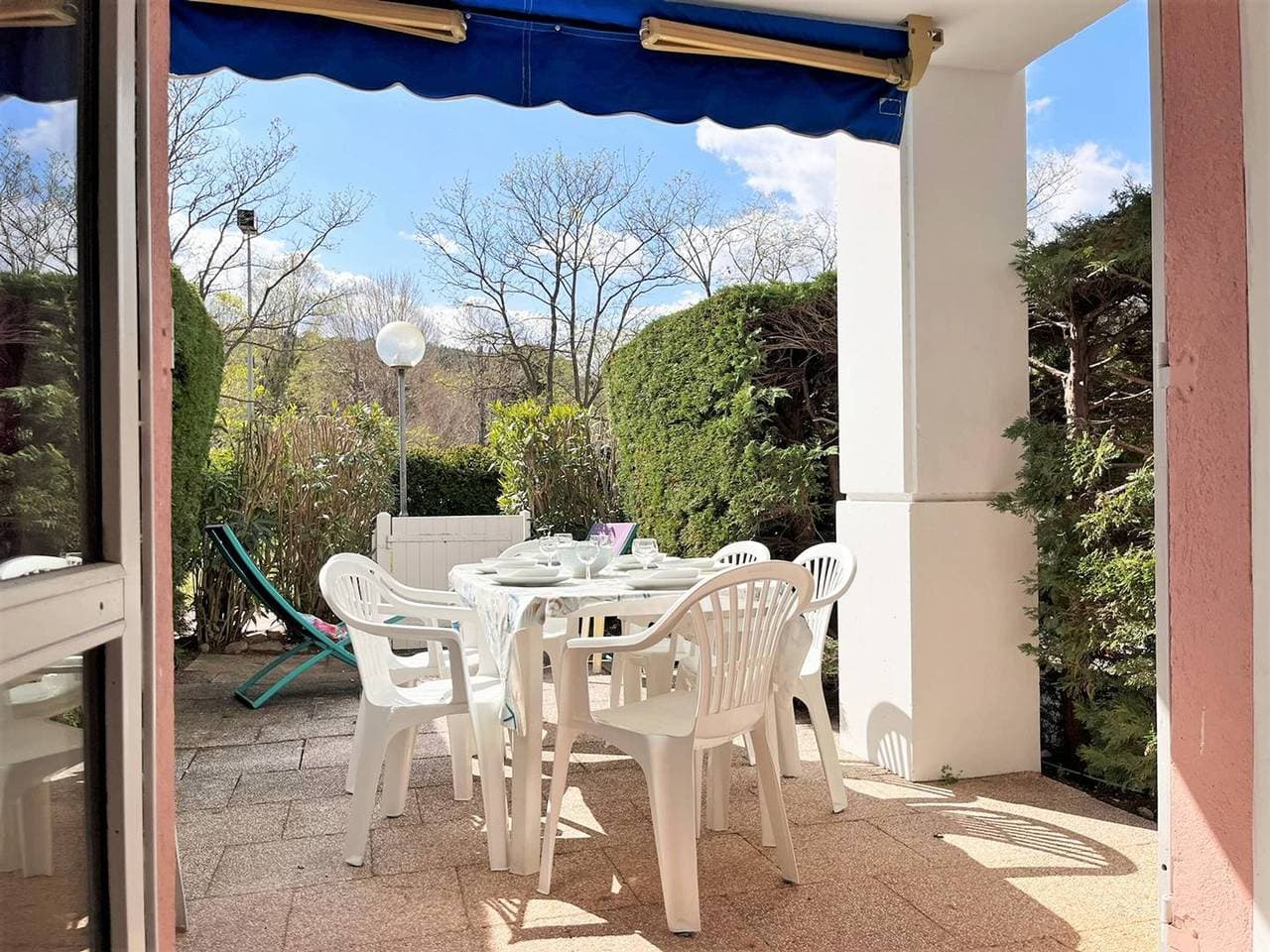 Gemütliche Erdgeschosswohnung: Terrasse, Strandnähe, 6 Schlafplätze, Parken 1