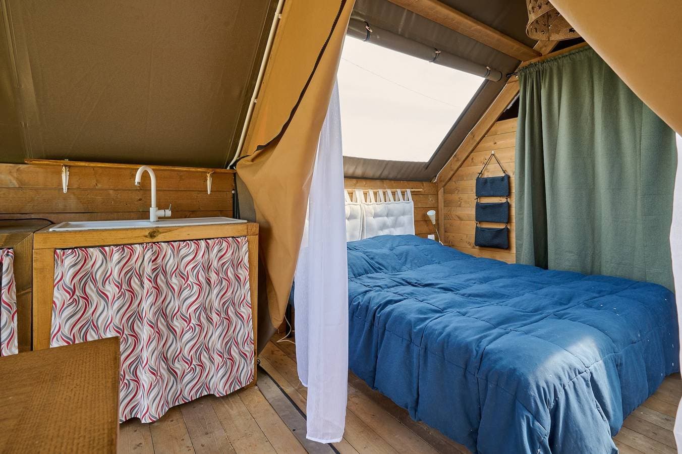 Foto 7 von 20: Glamping 'Tenda Safari Vicino Al Mare' mit Gemeinschaftsgarten, Wi-Fi und Klimaanlage