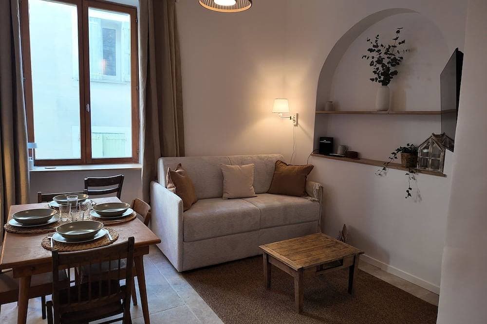 Foto 10 von 19: Cosy apartment in the heart of Forcalquier • Air conditioning - WiFi - Premium comfort