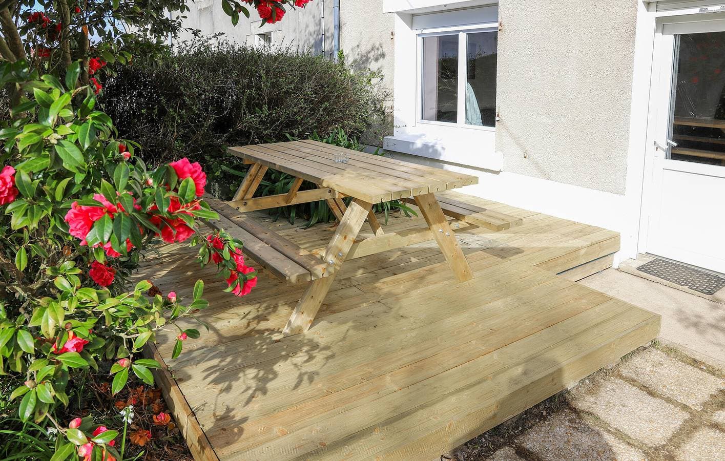 Foto 9 von 22: Appartement am Strand mit Garten und Parkplatz, 400m zum Strand