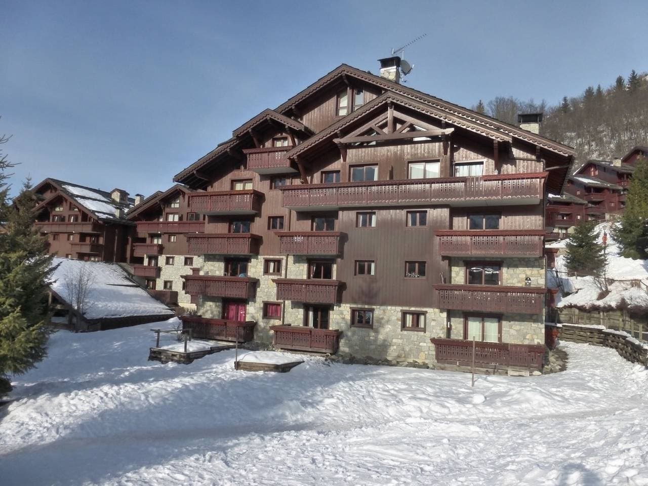 Foto 3 von 14: 3-Zimmer-Wohnung in Méribel Village mit Pool, 4 Personen
