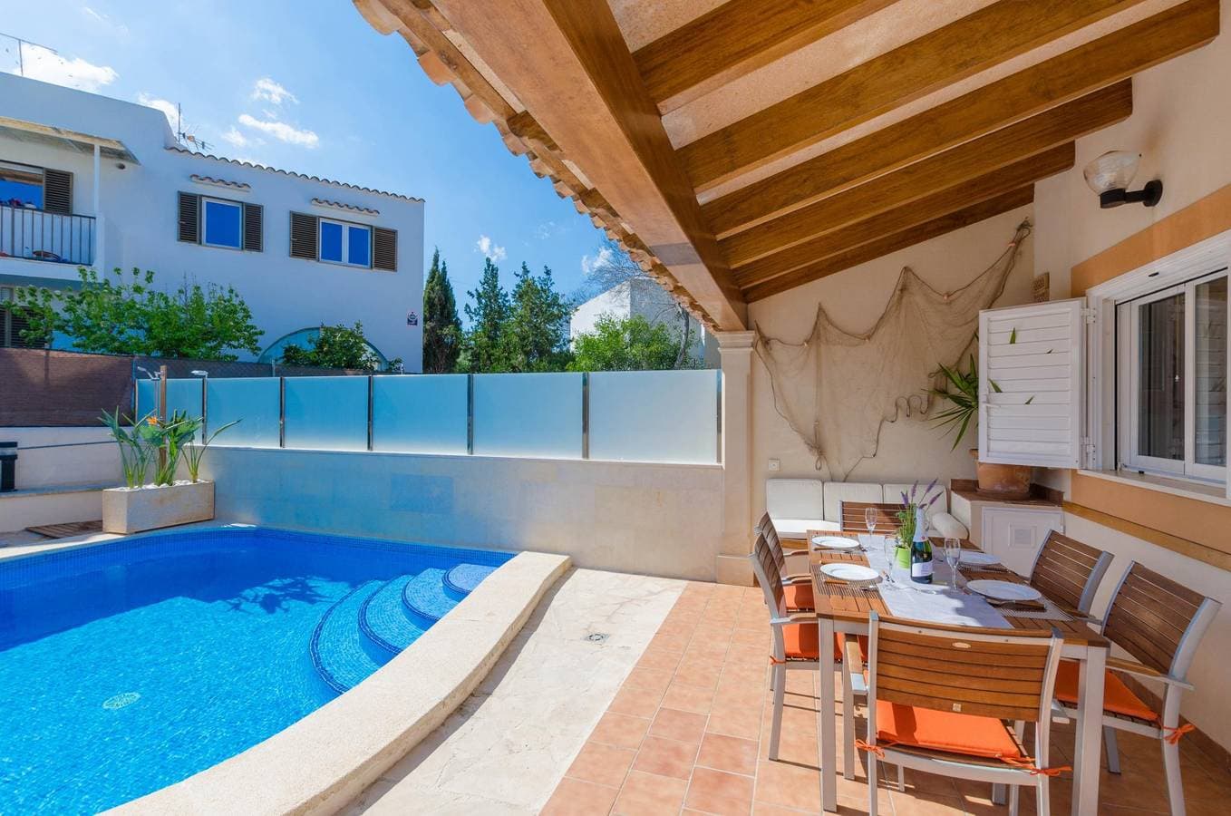 Foto 9 von 39: Casa Lena - Ferienhaus mit privaten Pool in Portocolom. WiFi gratis