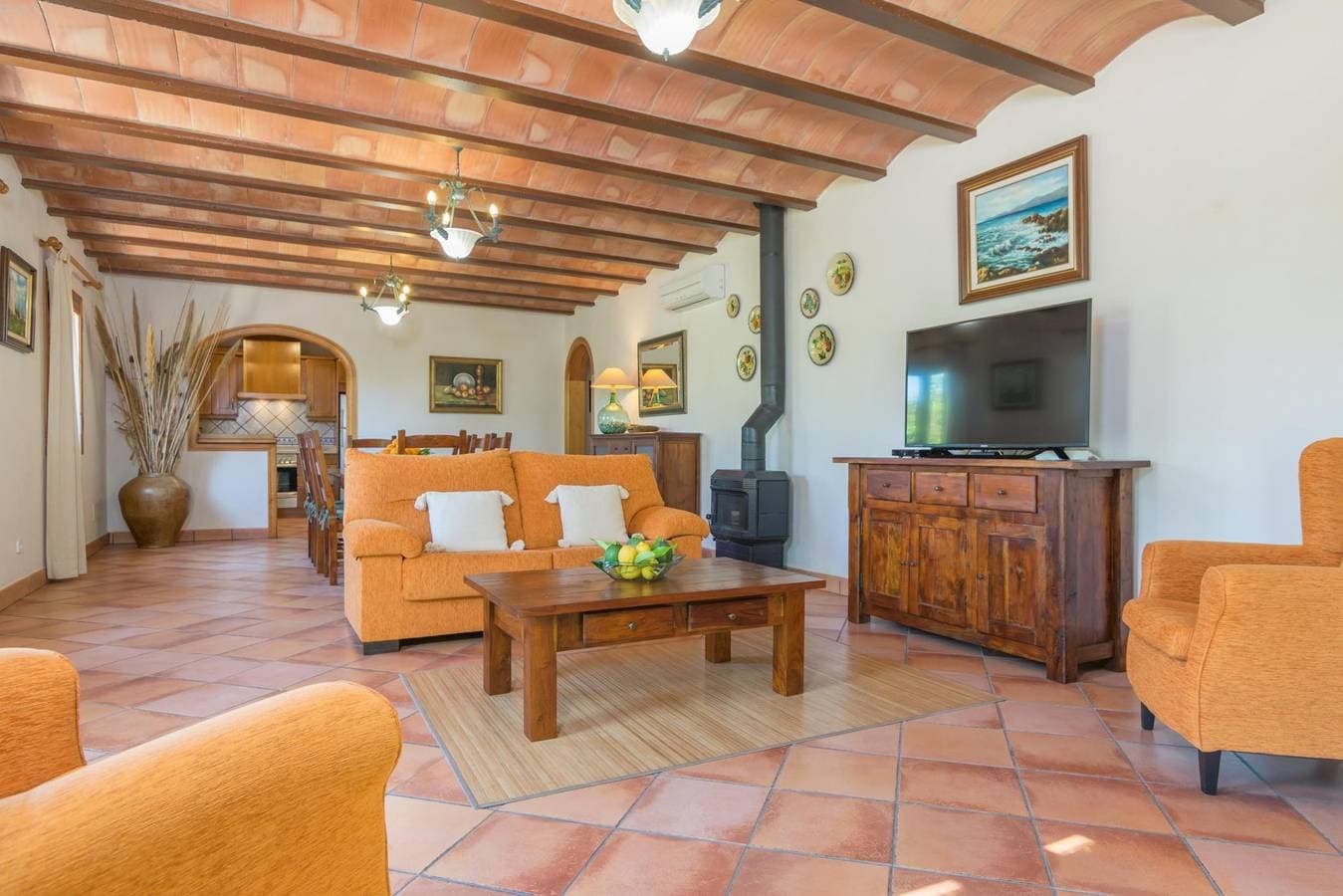 Foto 4 von 49: Can Mostatxet - Schönes Landhaus mit privatem Pool 1,6 km vom Strand entfernt. WiFi gratis