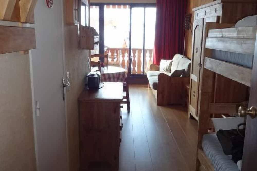 Foto 5 von 23: Charmante Ferienwohnung in Valthorens für 4 Personen, herrlicher Blick auf den Südbalkon