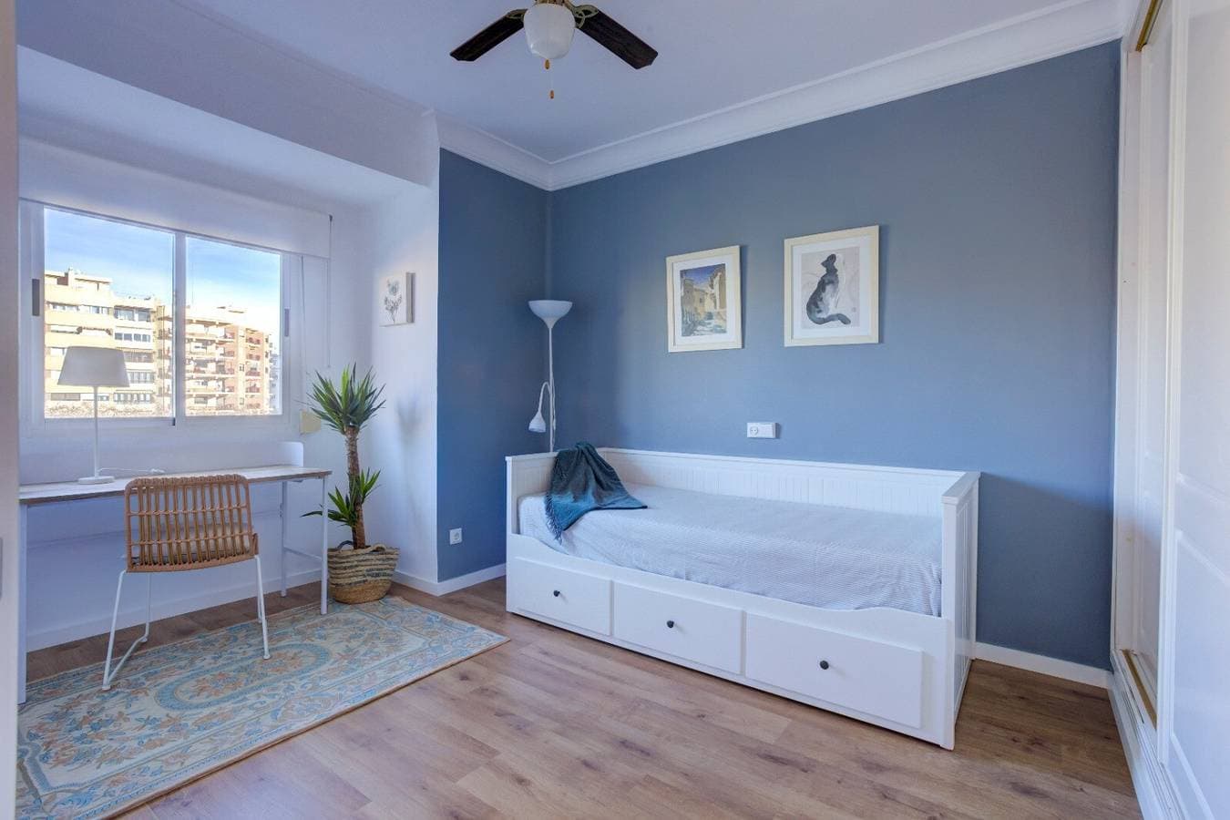 Foto 12 von 20: Apartamento Valencia-living mit Balkon, Klimaanlage und WLAN