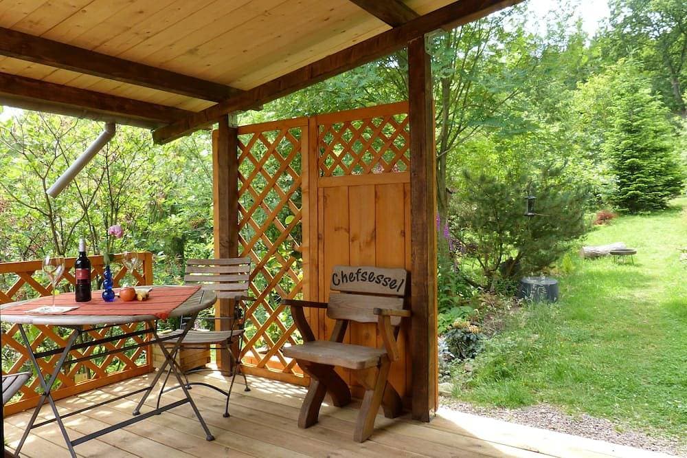 Foto 10 von 24: Gemütliches Holzblockhaus im Naturpark Reinhardswald - Weserbergland nähe Kassel