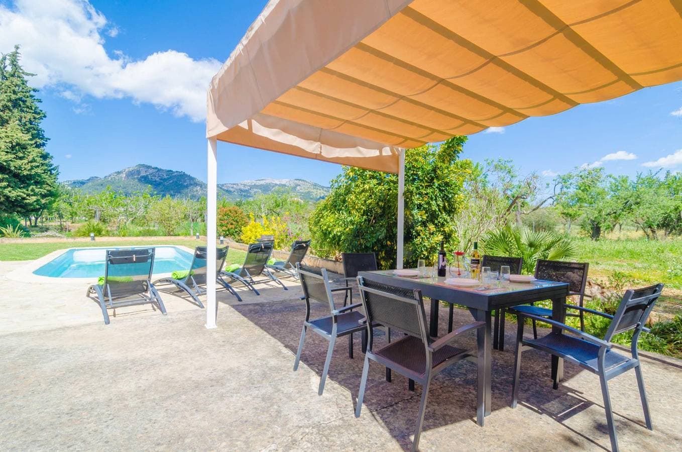 Foto 7 von 43: S'Alqueria - Ferienhaus mit privaten Pool in Campanet. WiFi gratis