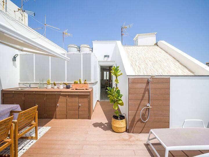 Foto 9 von 21: Ferienwohnung für 2 Personen mit Terrasse