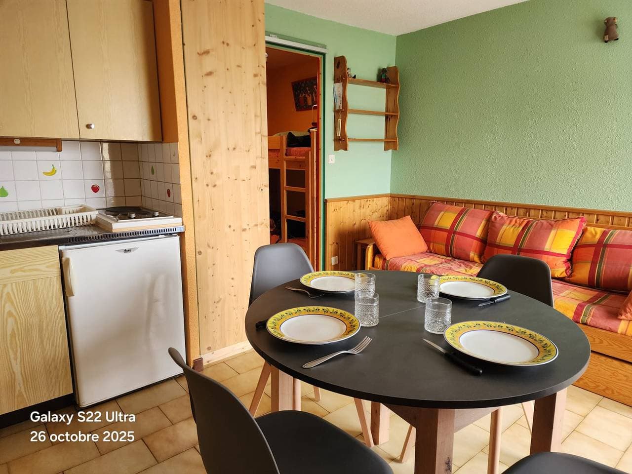 Foto 5 von 16: Gemütliches Studio 200m von den Pisten mit Balkon und TV - Keine Haustiere