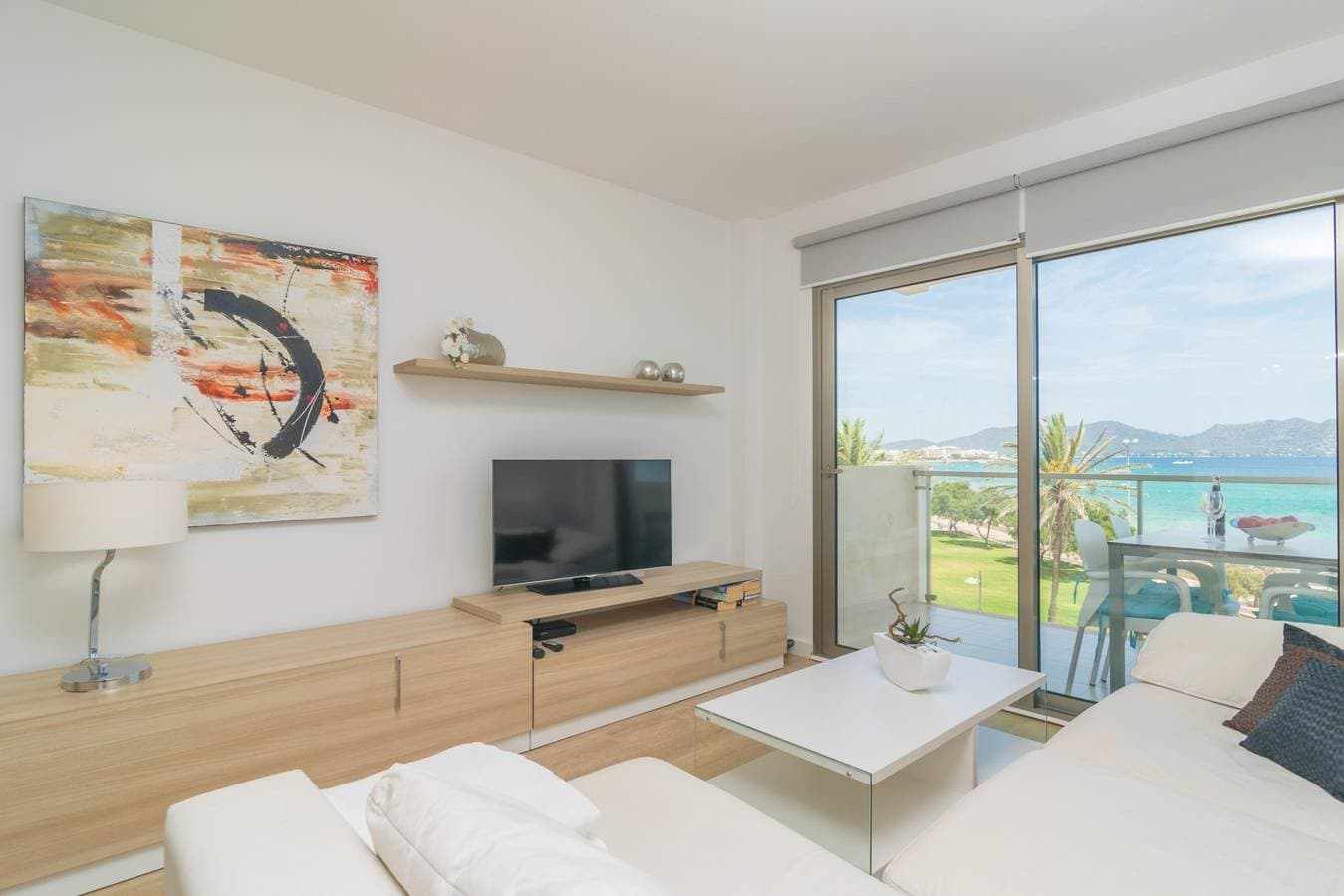 Foto 5 von 26: Sa Maniga - Apartment mit Meerblick in Cala Millor. WiFi gratis