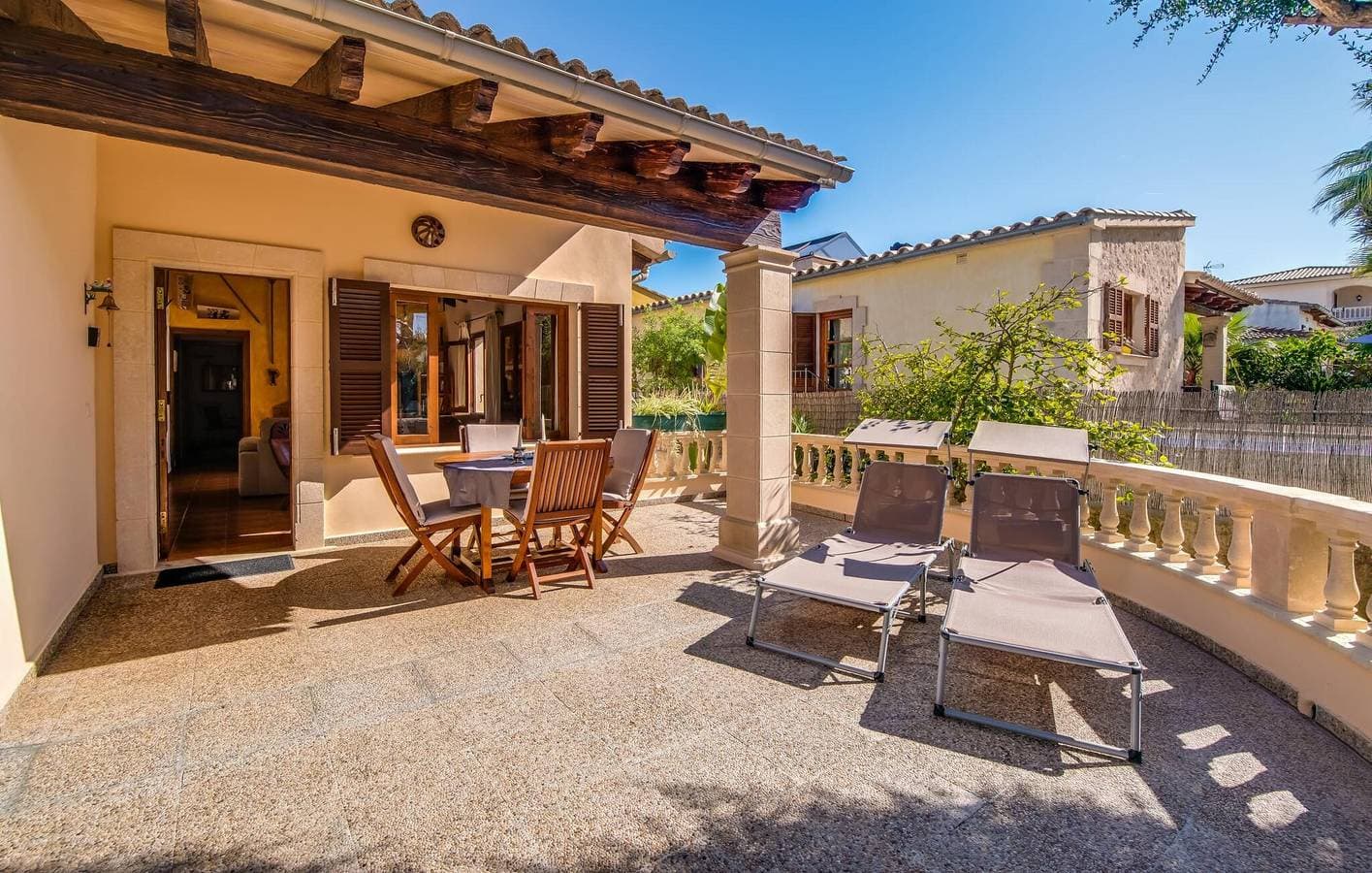 Foto 4 von 32: Playa Son Real Rückzug: Gemütliches 1BD Apt mit A/C, Terrasse & Grill