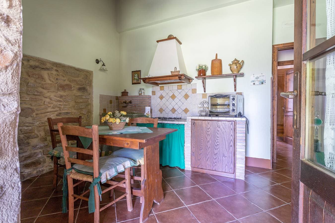 Foto 7 von 22: Ferienwohnung La Quercia mit Bergblick, Terrasse, Gemeinschaftspool und WLAN