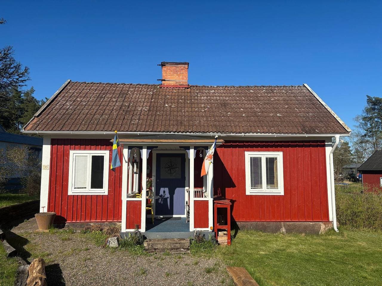 Foto 7 von 48: Hus Bockare in Småland – rotes Schwedenhaus mit Kamin & Garten für 5 Pers.