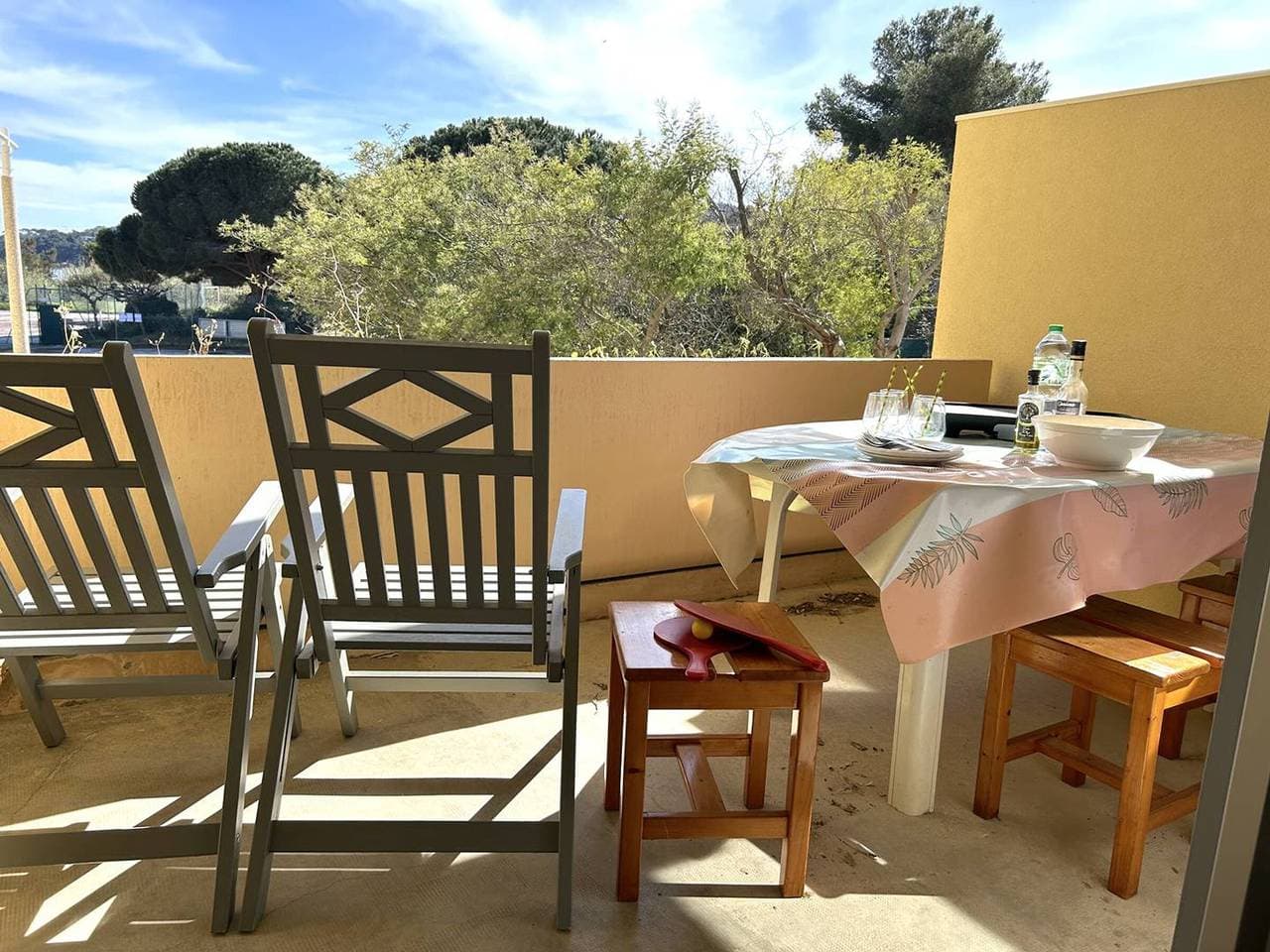 Studio für 4 Personen mit Terrasse in Bormes-les-Mimosas 1