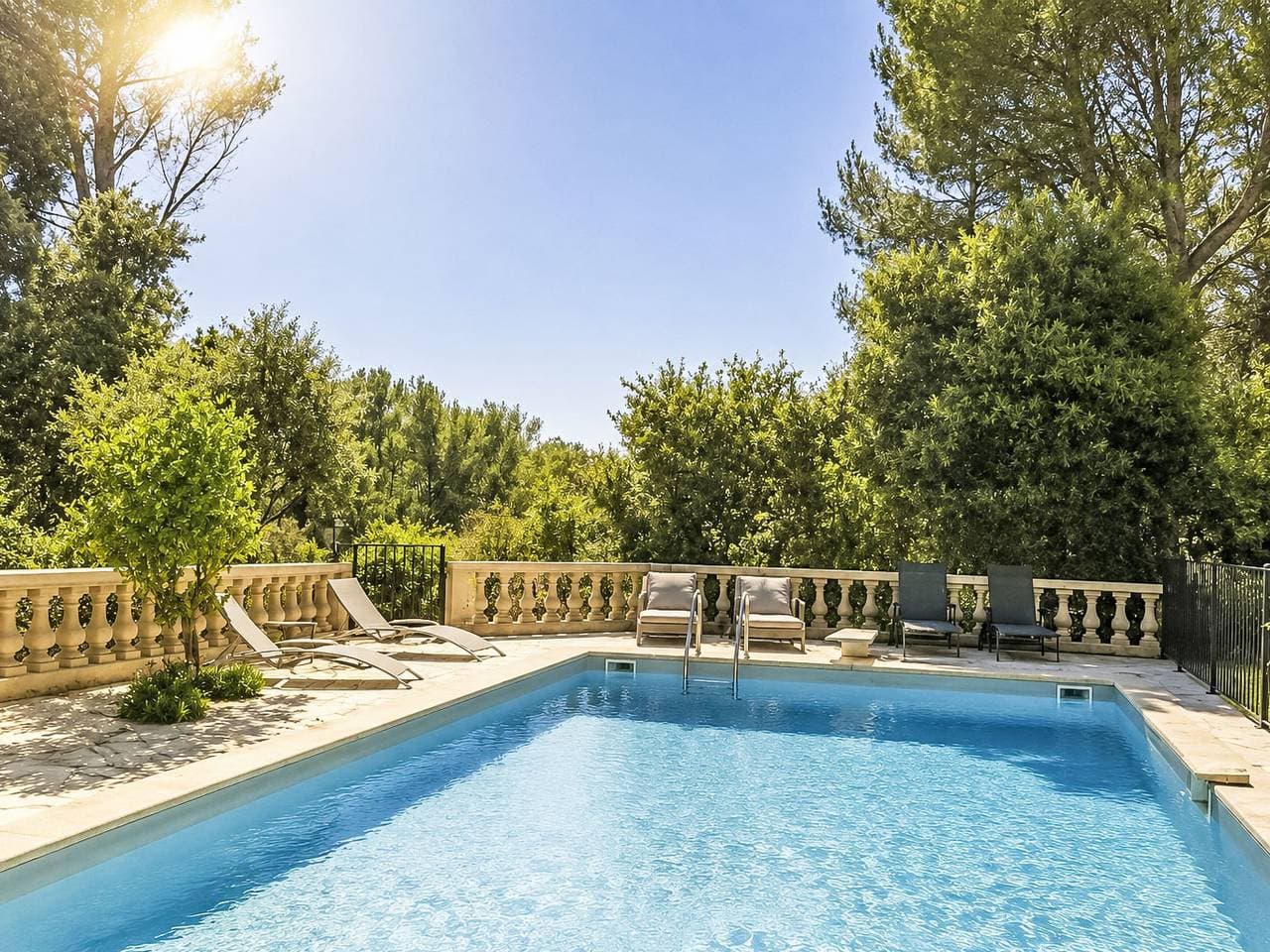 Foto 6 von 28: Provence 5 pers 2 Zimmer Schwimmbad Tennis