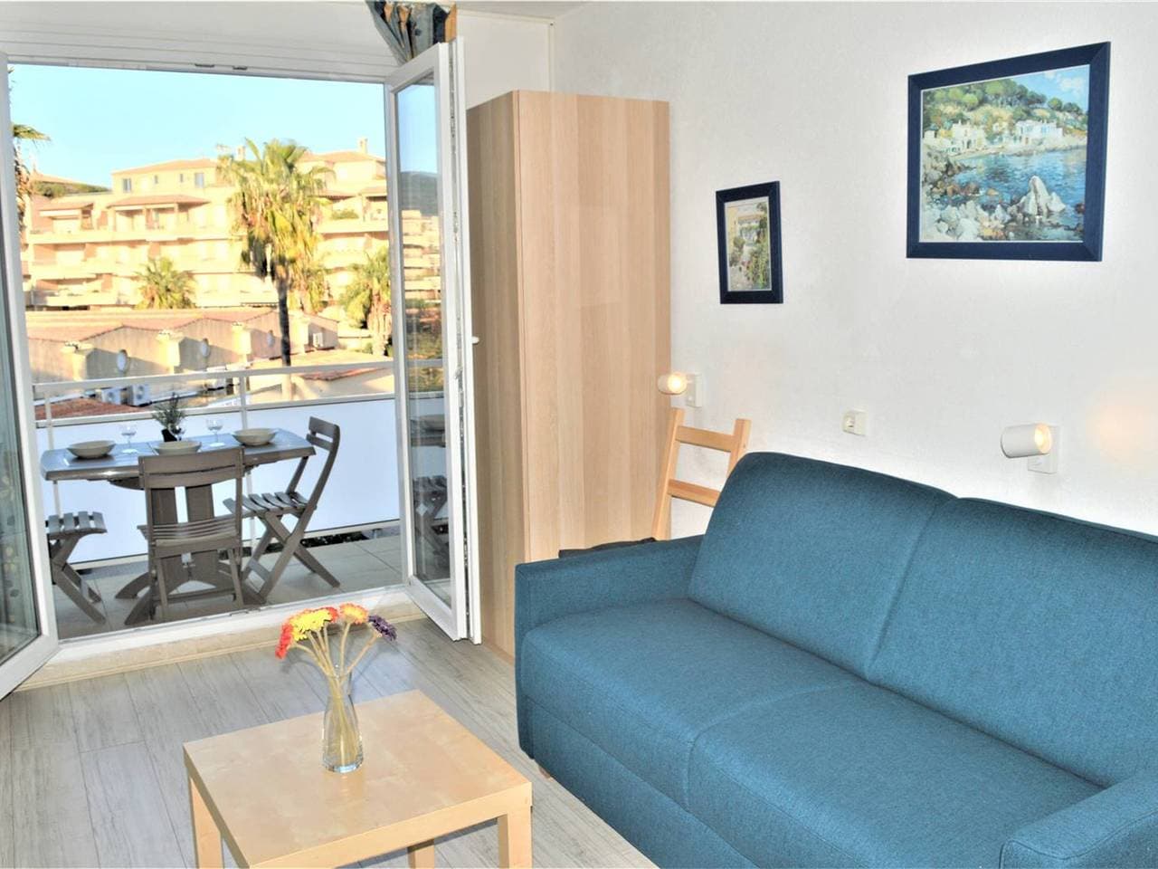 Foto 5 von 15: Renoviertes Studio in Cavalaire-sur-Mer, 3 Personen, nah am Hafen, klimatisiert.