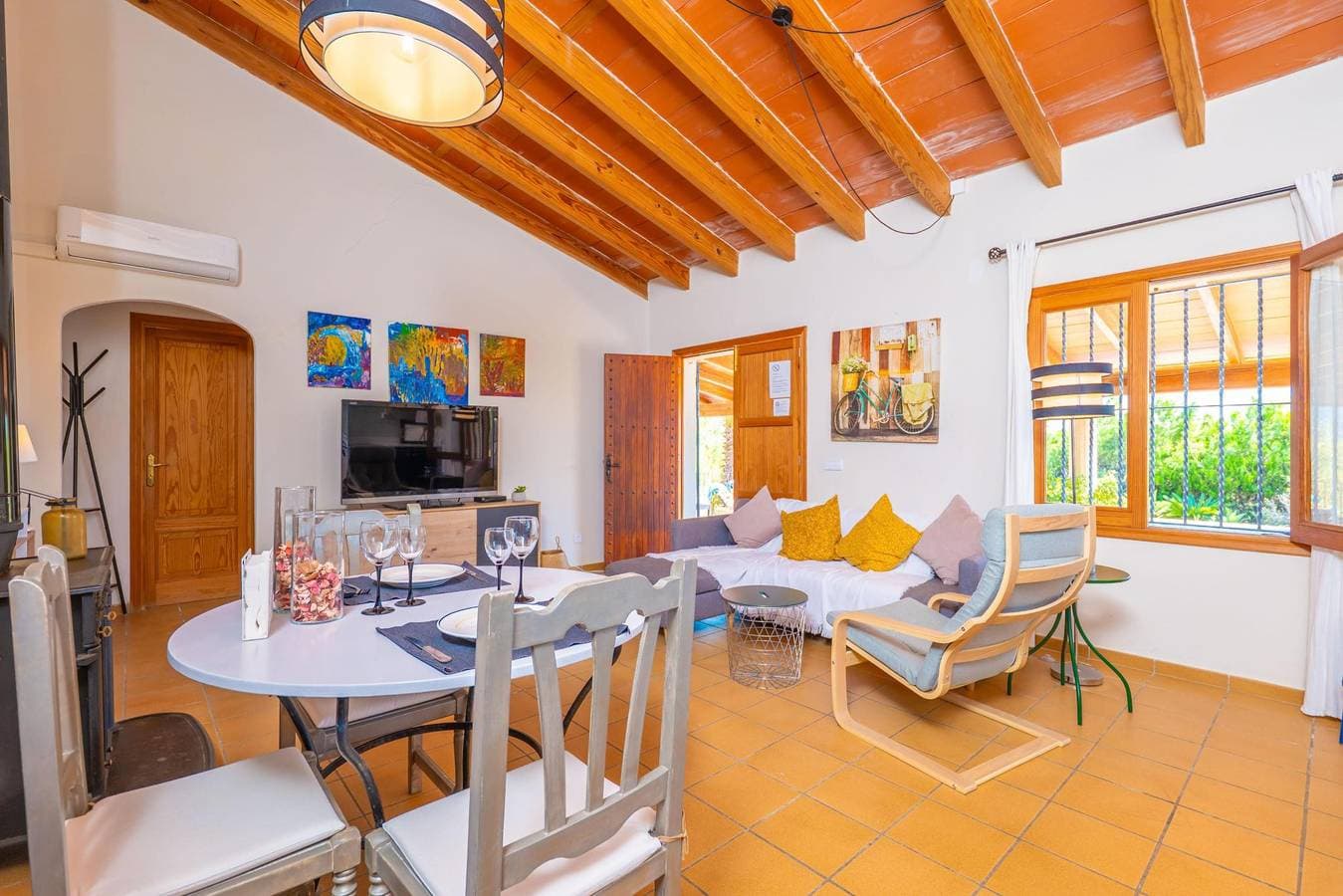 Foto 13 von 23: Can Gallu - Adults Only - Ferienhaus mit privaten Pool in Moscari (Selva). WiFi gratis