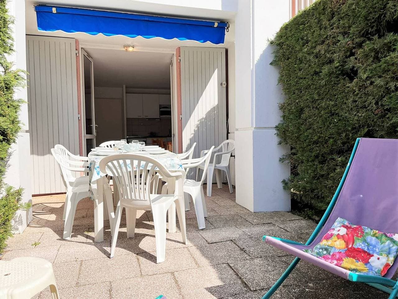 Foto 2 von 14: Gemütliche Erdgeschosswohnung: Terrasse, Strandnähe, 6 Schlafplätze, Parken