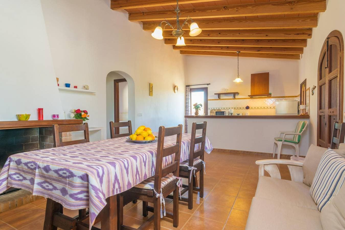 Foto 10 von 31: S'Estret - Ferienhaus mit privaten Pool in S'Alqueria Blanca. WiFi gratis