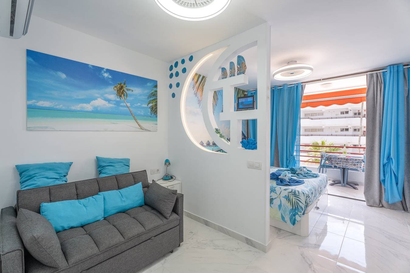 Foto 5 von 28: Ferienstudio 'Luna' mit Meerblick, WLAN und Klimaanlage