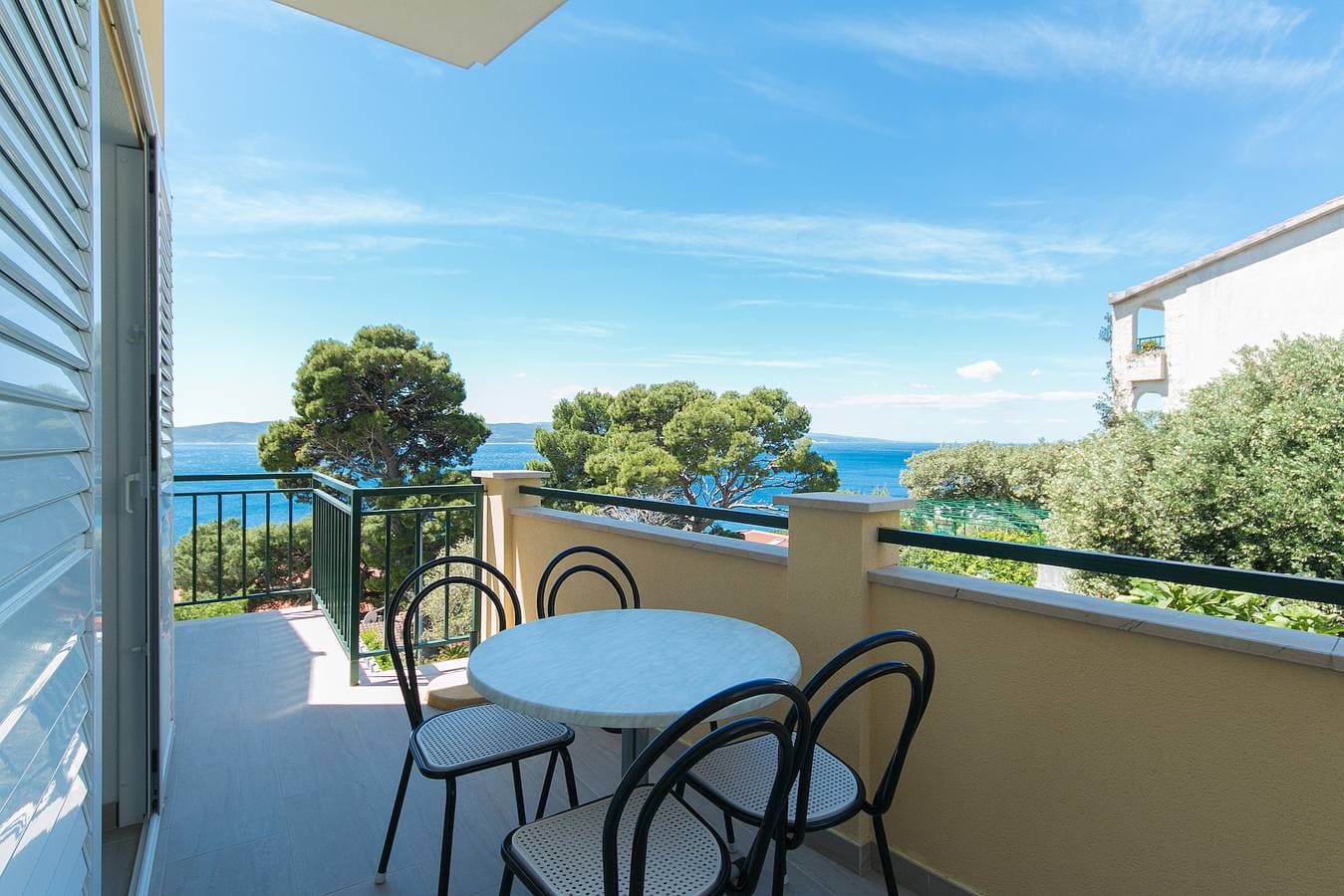 2-Zimmer-Ferienwohnung mit Balkon und Meerblick Brela, Makarska A-2717-c 1