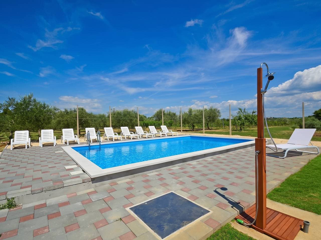 Foto 11 von 31: Familienvilla in Buje mit Pool und Meerblick