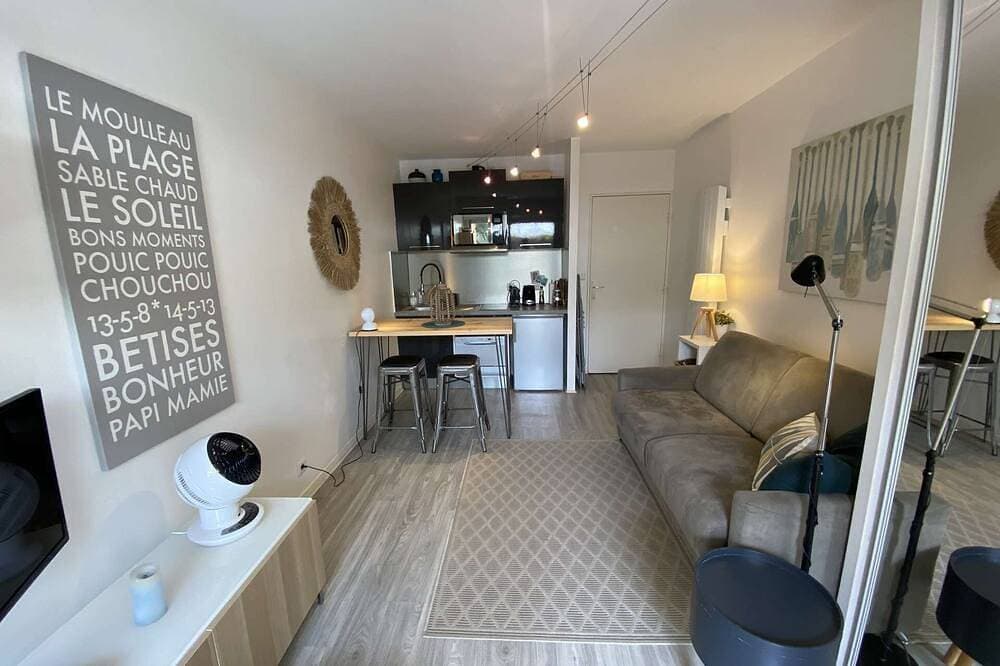 Foto 7 von 11: Studio Kabine mit schöner Terrasse in Strandnähe