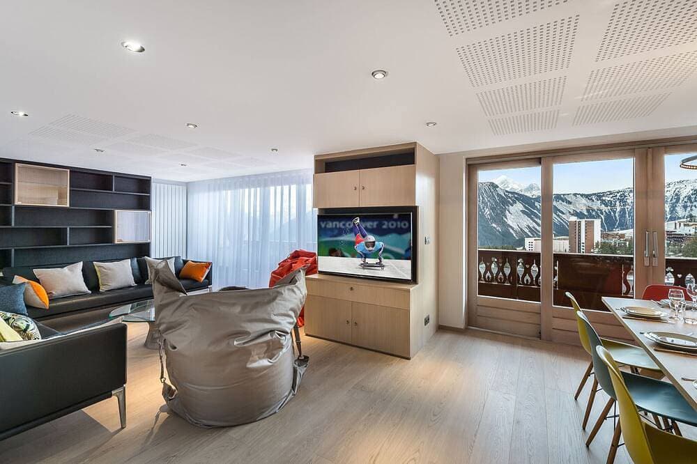 Foto 8 von 17: Renovierte 3-Zimmer-Wohnung, Courchevel 1850, mit Balkon und Parkplatz