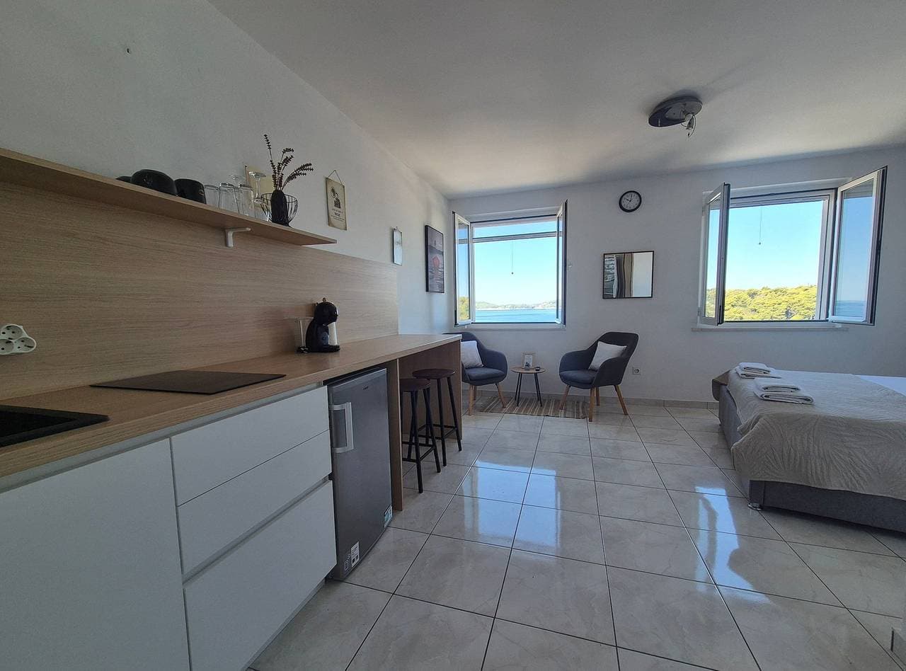 Foto 9 von 12: Studio für 2 Personen mit Meerblick