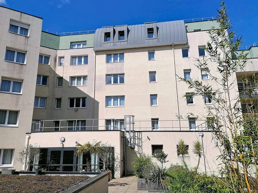 Foto 4 von 37: Terres de France - Appart Hotel Rouen Flaubert - Studio 2 personen - Doppelbett