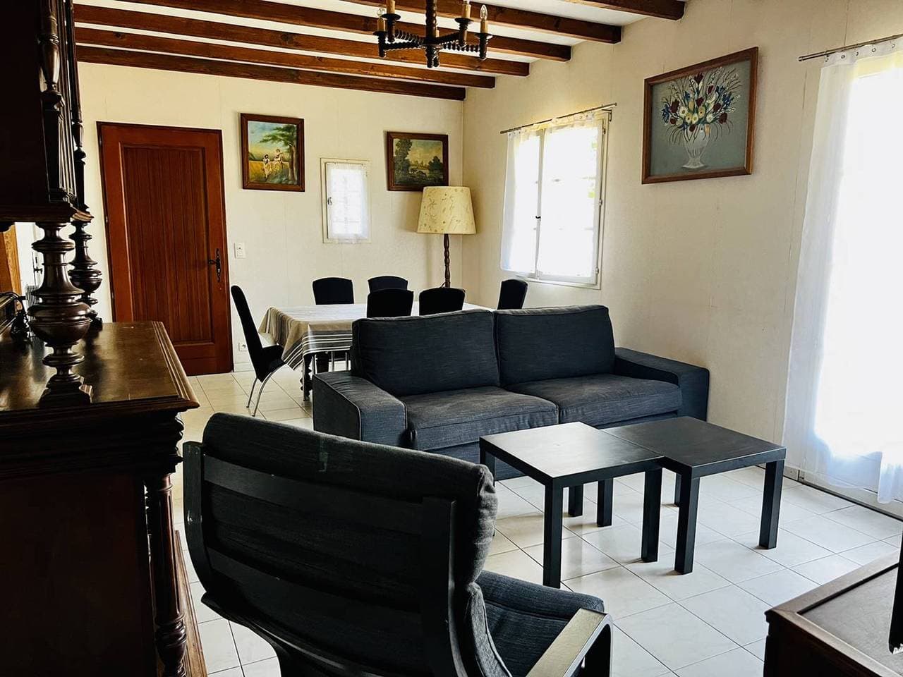 Foto 6 von 18: Baskisches Haus in Espelette, 3 Zimmer, 5+2 Pers, Haustiere erlaubt, Internet