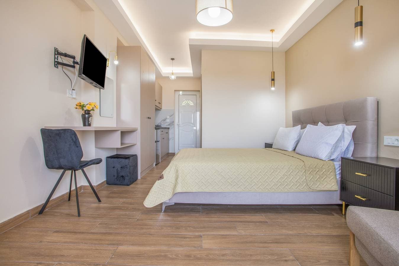 Foto 5 von 23: Studio "Yiannis Studio - 6" mit Meerblick, Gemeinschaftsgarten und WLAN