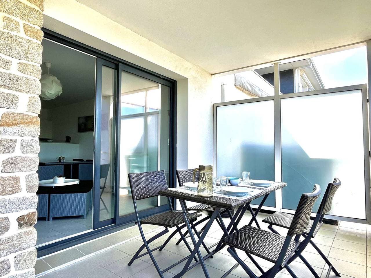 Foto 6 von 17: Modernes 2-Zimmer-Apartment mit Meerblick und Parkplatz in Étel