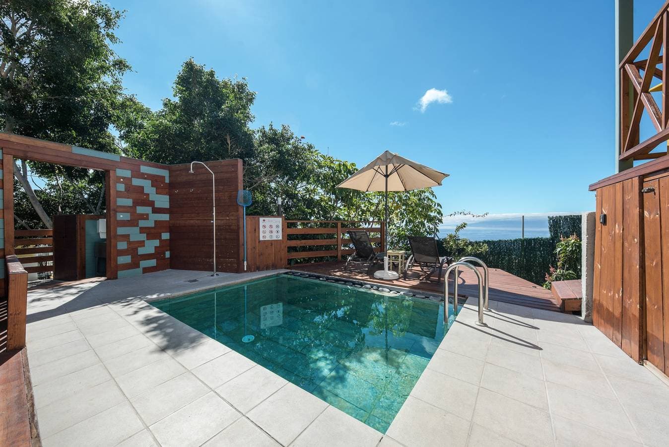 Foto 4 von 30: Ferienhaus 'Las Hermanas I' mit Meer- und Bergblick, Gemeinschaftspool und Garten