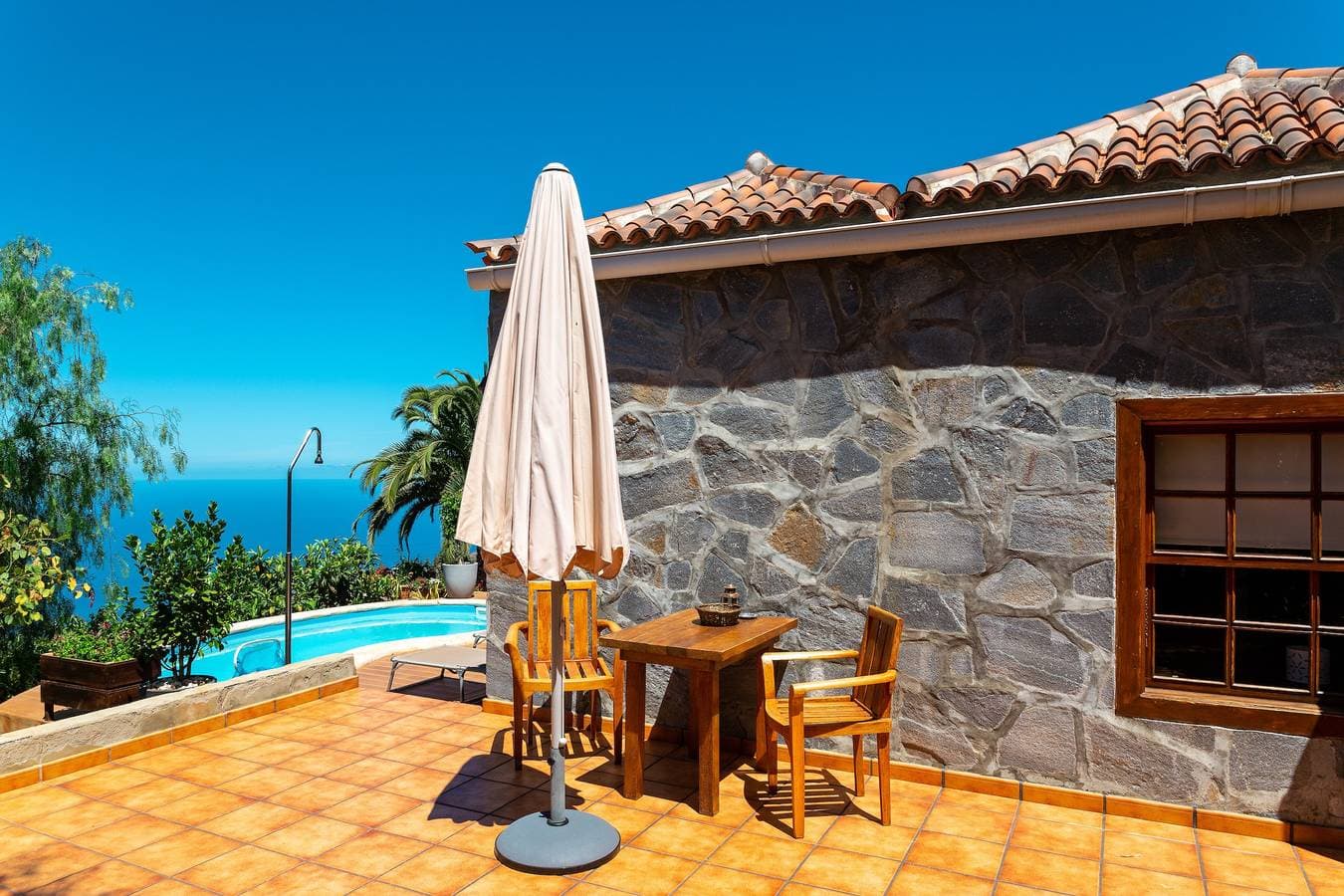 Foto 7 von 17: Villa mit Meerblick in Tijarafe, privater Pool.