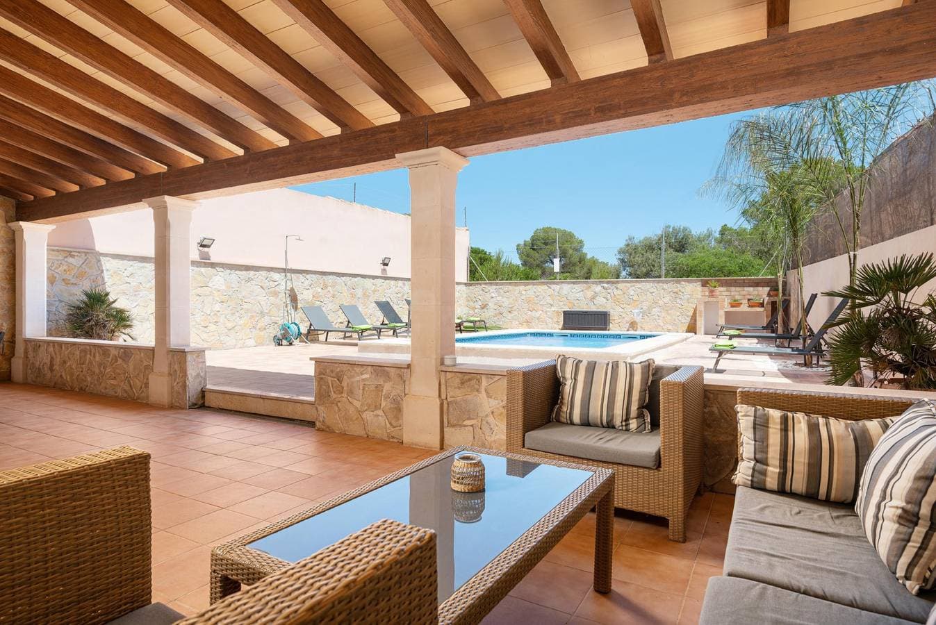 Foto 5 von 40: Villa Gloria - Ferienhaus mit privaten Pool in Cala Pi - Llucmajor. WiFi gratis