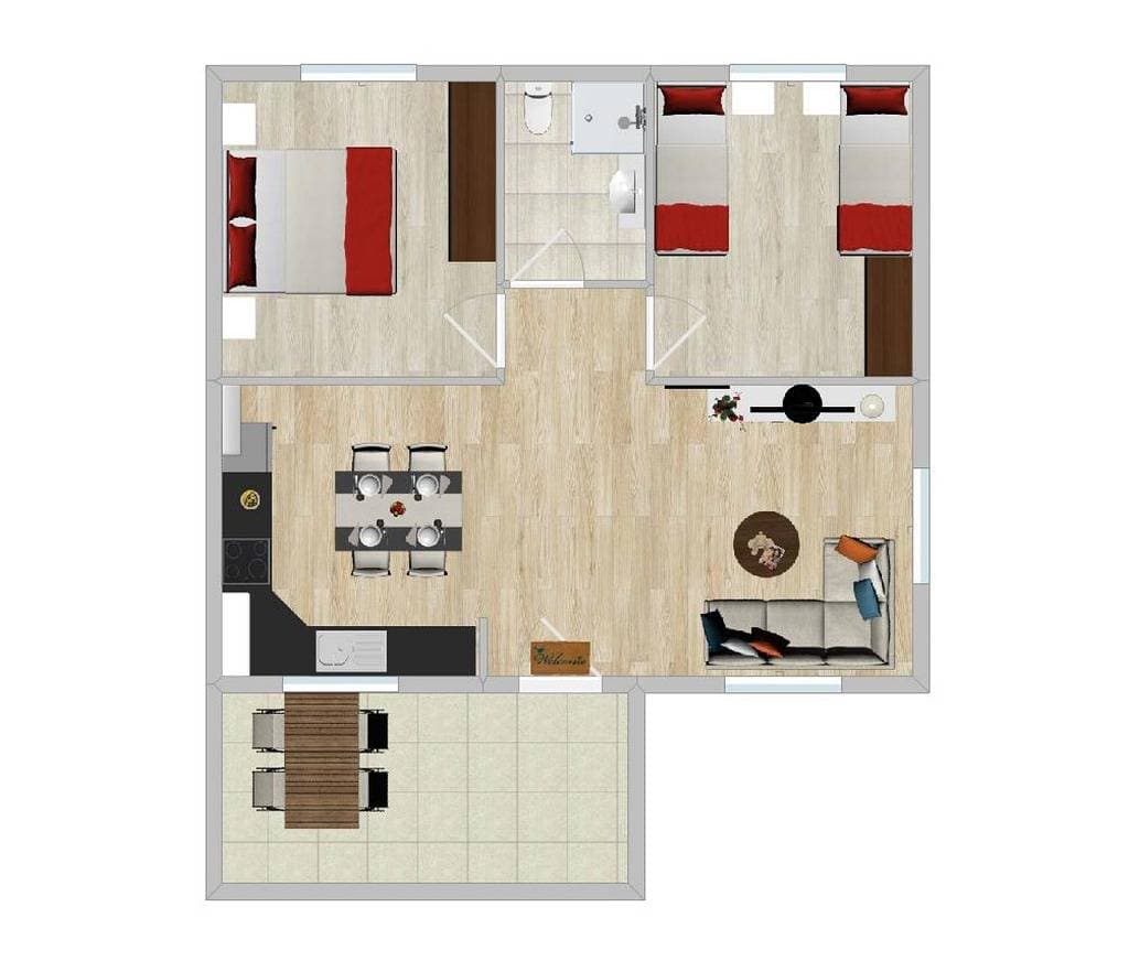 Foto 5 von 44: Ferienhaus in Poreč mit Terrasse, Klimaanlage, W-Lan, Spülmaschine (4400-1)